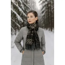 COLLEZIONE ALESSANDRO Winterschal " Leo " in braun | Gr.: onesize