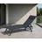 Gardissimo Elli Sonnenliege 200 x 70 x 30 cm Anthrazit