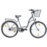 T&Y Trade 26 Zoll Mädchen City Fahrrad Mädchenfahrrad Bike Rad Nexus Nabenschaltung STVO Beleuchtung Rücktritt Reflex Weiß Weiss 3 Gang