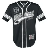 West Coast Choppers 30 Years Anniversary Limited Baseball Jersey schwarz/weiß XXL