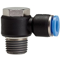 Riegler L-Steckverschraubung »Blaue Serie« drehbar, R1/4 a., max.15, Ã