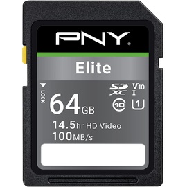 PNY SDXC Elite 64GB Class 10 UHS-I