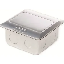 LEDmaxx Einbausteckdose 2-fach Silber