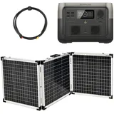 EcoFlow River 2 0% MwSt §12 III UstG Max 512Wh Portable Powerstation mit 150W So...