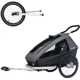 Croozer Kid Keeke 1 3in1 Kinderfahrradanhänger mit Buggyrad und Jogger-Set