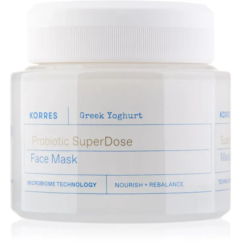 Korres Greek Yoghurt Erfrischende Feuchtigkeitsmaske mit Probiotika 100 ml