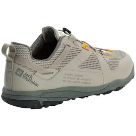 Jack Wolfskin Spirit Low (Multifunktionsschuhe, leicht und flexible Sohle) mistygrün Herren