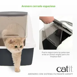 Catit Katzentoilette Jumbo 57x46x50cm Grau