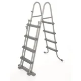 vidaXL Poolleiter grau 122 cm