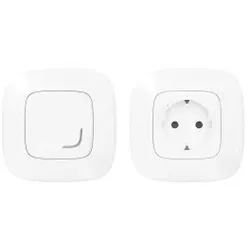 Legrand 752554 Valena Allure with Netatmo STAND-ALONE-SET Steckdose + Sender Farbe: Ultraweiss