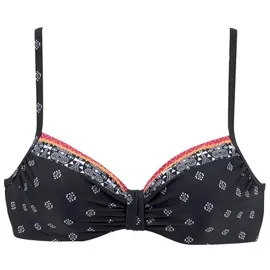 LASCANA Bügel-Bikini-Top Kimer Schwarz 38 Cup D