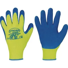 strongHand Handschuhe Harrer Gr.9 gelb/blau EN 388