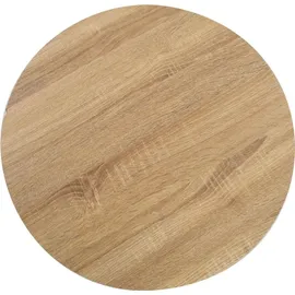 vidaXL Bistrotisch Ø 80 cm hellbraun