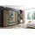 altdecor Schiebetürenschrank 250 x 215 x 61 cm Schwarz/Eiche Wotan