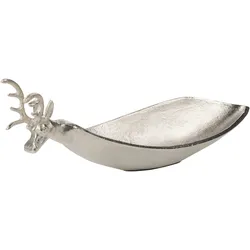 Schmuckschale Rentier ANGKOR Metall Silber