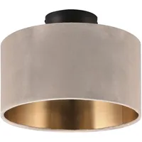 OTTO home Jerrett 2 rund beige/gold Ø 30cm Höhe 22cm