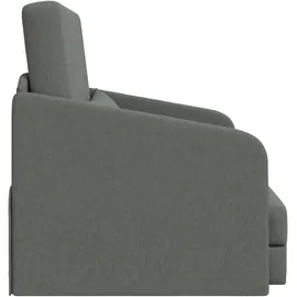 vidaXL Schlafsessel 2-in-1 Dunkelgrau 65x80x83 cm Stoff