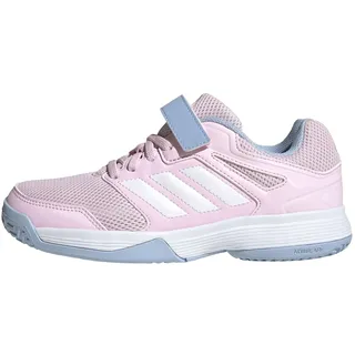 Adidas Kinder Speedcourt Indoor Shoes 4 Sportliche Schuhe, Clear Pink FTWR White Glow Blue