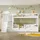 lanki international gmbh Etagenbett mit Rutsche 90 x 200 cm MDF und Massivholz weiß