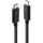 Lindy Thunderbolt 3 Kabel USB-C Stecker USB-C Stecker 2 m Schwarz