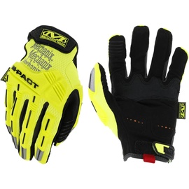 Mechanix Wear Mechanix Herren Hi-viz M-pact® handschoenen (medium, fluorescerend geel) Hochsichtbare Handschuhe mit Sto schutz, Fluoreszierendes Gelb,