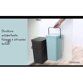 Brabantia Sort & Go Abfallbehälter 6 l fir green