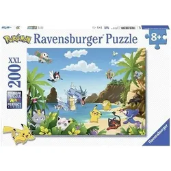 RAVENSBURGER 12840 Puzzle XXL 200 Teile Pokémon Schnapp sie dir alle!