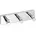 Brillantbad META Dreifachhaken Messing Chrom 185x55x50 mm