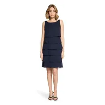 Vera Mont Cocktailkleid Volant Blau 36