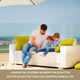 KDR Produktgestaltung Schirmständer Edelstahl Weiß