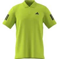 Adidas Club 3 Stripes Kurzarm-poloshirt - Lucid Lemon - XL