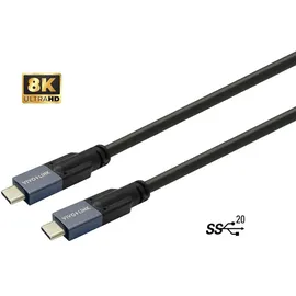Vivolink USB-C to USB-C Cable 7.5m (7.50 m, USB 3.2 Gen 2), USB Kabel