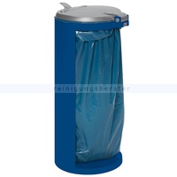 Müllsackständer VAR Kompakt Junior Mülleimer 120 L enzianbla für 120 L Müllsäcke, für den Innen- und Außenbereich