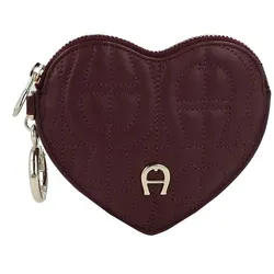 AIGNER Diadora Taschenanhänger Leder 12 cm  rot