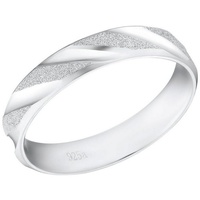 Amor Fingerring »Twisted Elegant«, 10373048-52 silberfarben