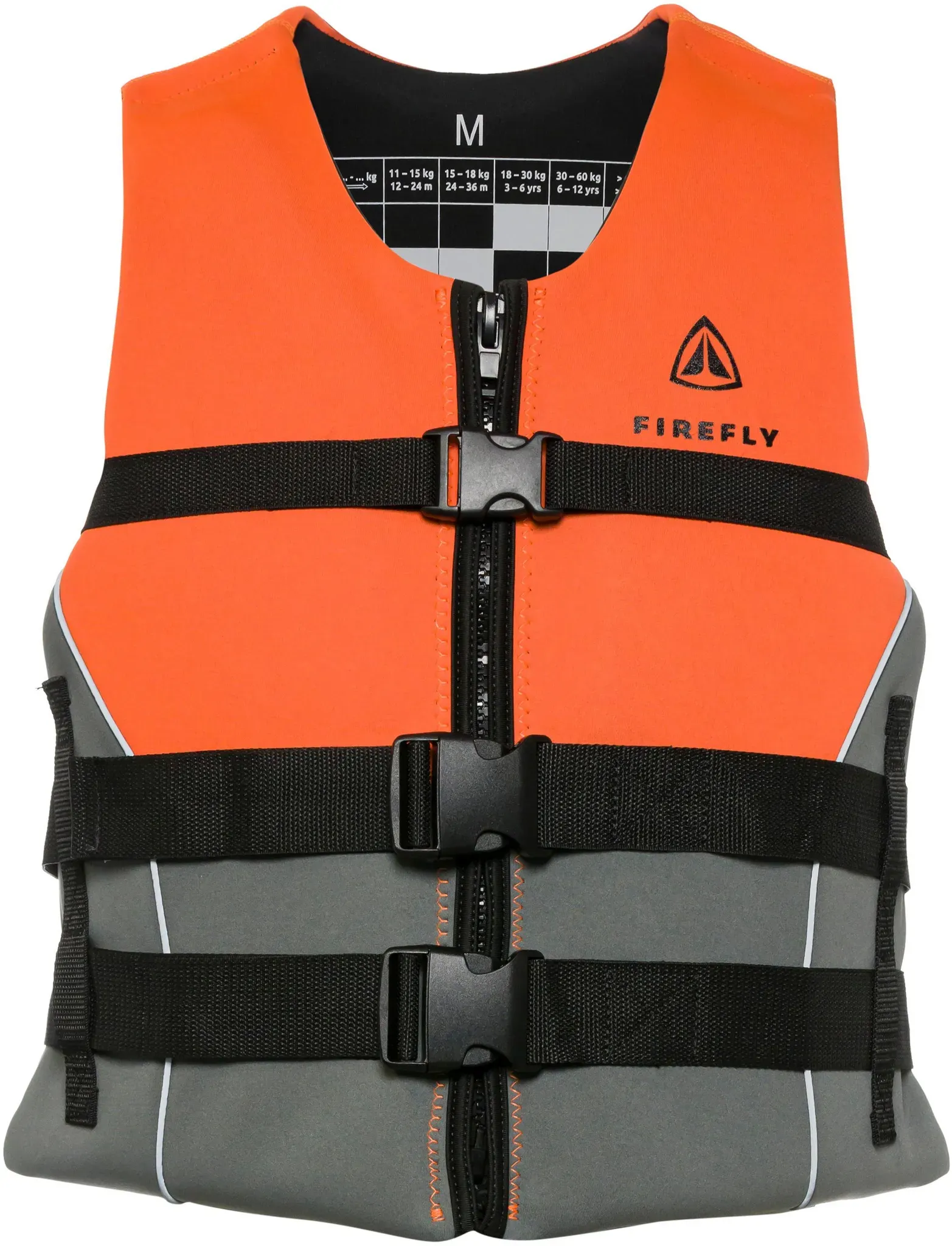 FIREFLY Schutzweste Schwimmhilfe in orange-black-grey da, Größe XL - orange