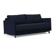 INNOVATION LIVING TM Schlafsofa Cubed Klappsofa, hochwertige Schlaffunktion, Design und extra Komfort, Frontauszug, sehr platzsparend, abgewinkelt Sitzen, waagerecht liegen blau 174 cm x 77 cm x 103 cm