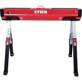 Stier Premium Falt-Arbeitsbock Sägebock höhenverstellbar 590 kg (Single)