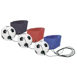 GoKi 15330 - Fussball Armband, Returnball mit Handgelenkhalter und Gummischnur, sortiert,