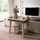 SKRAUT HOME Ausziehtisch 140 x 73 x 90 cm Eiche schwarz