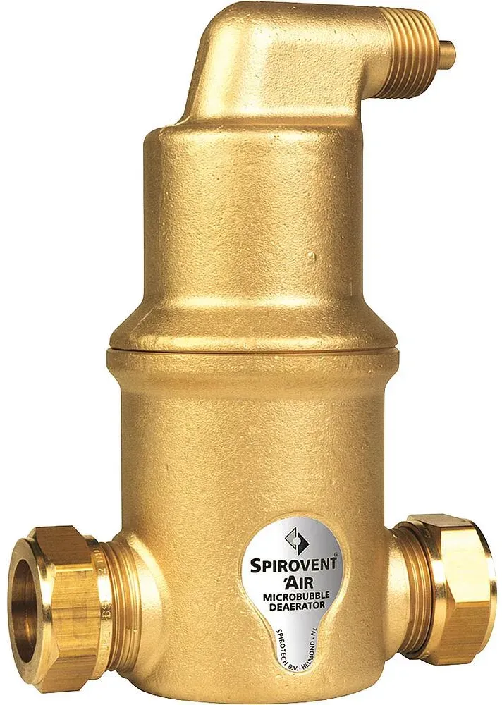 Mikroblasen-Luftabscheider Spirovent horizontal, DN 32 (1 1/4'') IG