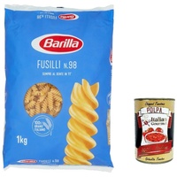 3x Pasta Barilla Fusilli Nr. 98 italienisch Nudeln 1kg pack+Italian Polpa 400g