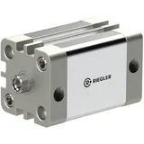 Riegler Kompaktzylinder, doppeltwirkend, IG, K- Ø80, Hub 50, G 1/8, 15.DMI.80050