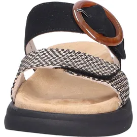 REMONTE Damen D2N51, Frauen Slipper,Pantoletten,Slip on,Freizeitschuhe,Schlupfschuhe,schluepfschuhe,Slides,Slip-ons,Mules,schwarz Kombi (03),36 EU - Schwarz - 36
