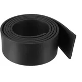 sourcing map Gummidichtung Gummistreifen Massiver Rechteck 35mm Breit, 3mm Dick, 1 Meter Lang, Schwarz