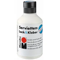 Marabu Serviettenlack und Kleber glänzend 250 ml