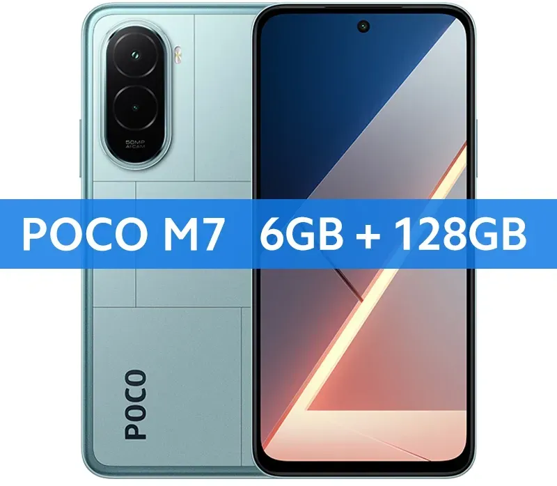 【Weltpremiere】POCO M7 Global Version Smartphone Snapdragon 685 7000 mAh Akku Immersive 6,9