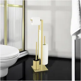 Wenko WC-Bürstengarnitur Rivalta Gold
