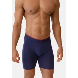 Danish Endurance Bamboo Trunks Extra Long rot/schwarz L 6er Pack