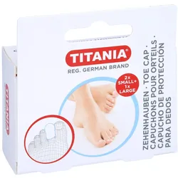 Zehenhauben 2 Klein und 1 groß TITANIA 3 St